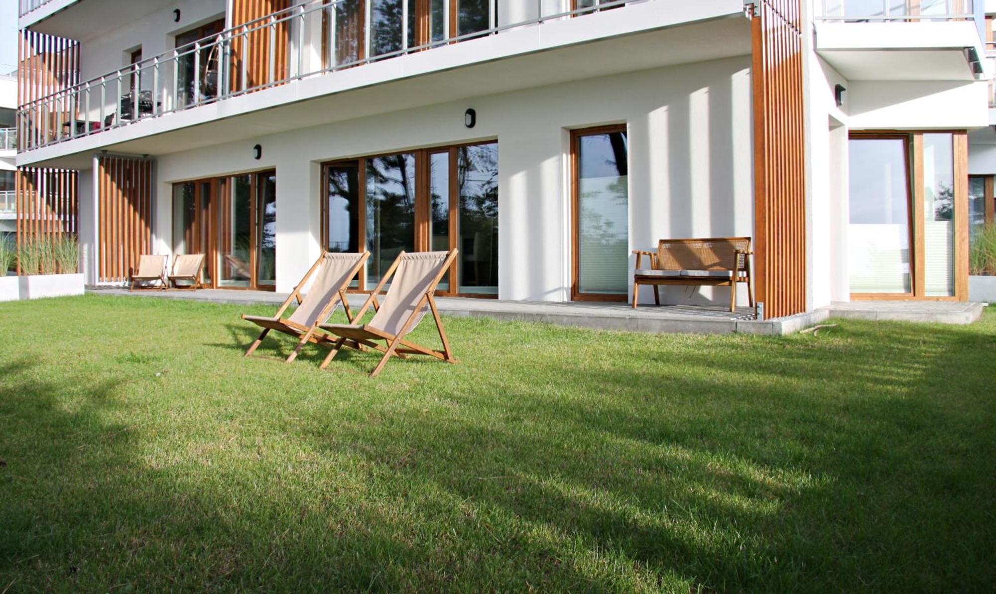 Let'S Sea - 2 Bedroom - Premium Baltic Apartment With Front Sea View Garden And Spa Access Gąski Buitenkant foto