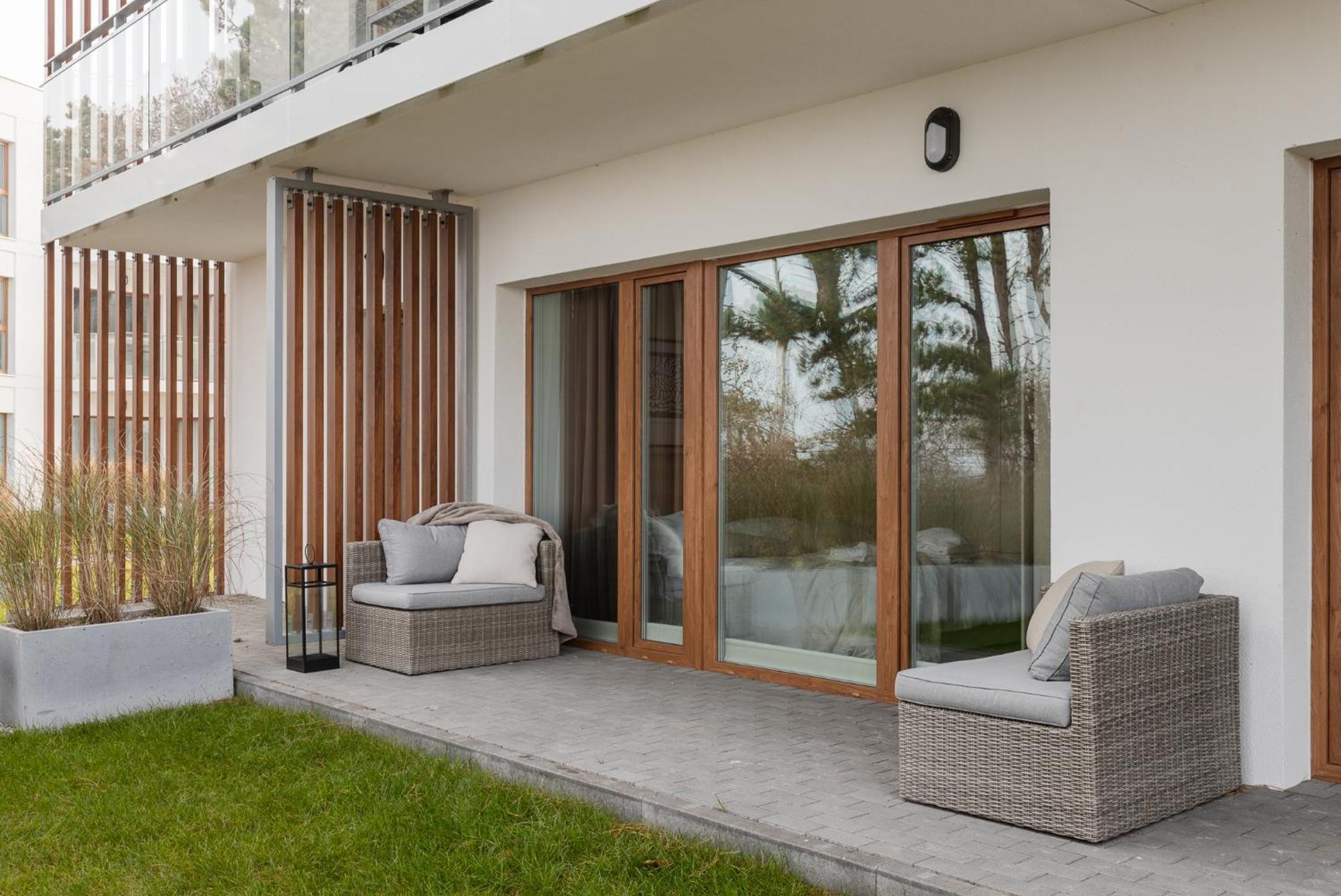 Let'S Sea - 2 Bedroom - Premium Baltic Apartment With Front Sea View Garden And Spa Access Gąski Buitenkant foto