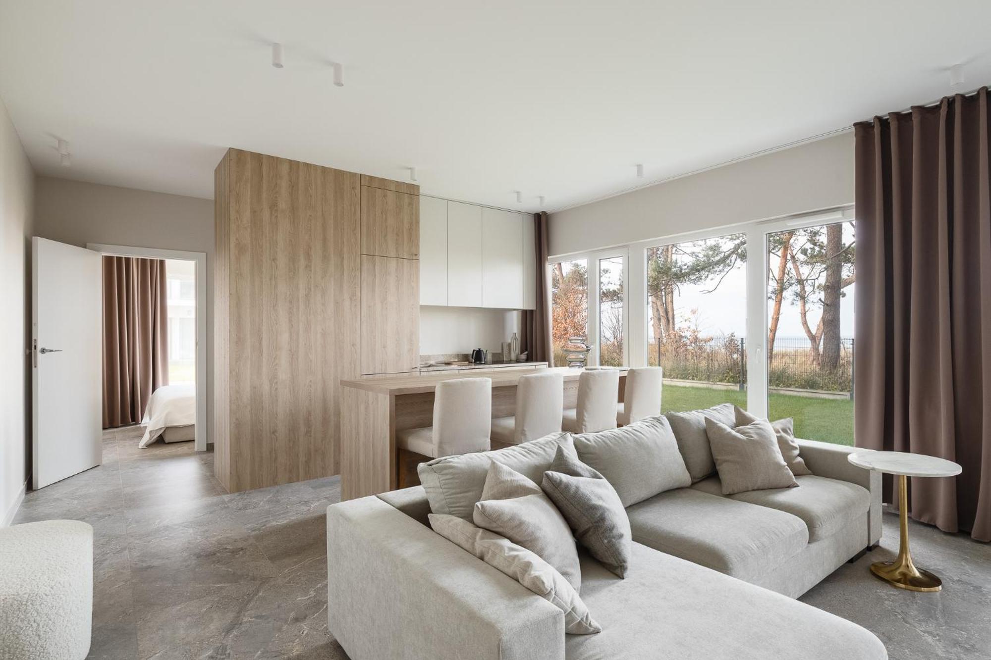 Let'S Sea - 2 Bedroom - Premium Baltic Apartment With Front Sea View Garden And Spa Access Gąski Buitenkant foto