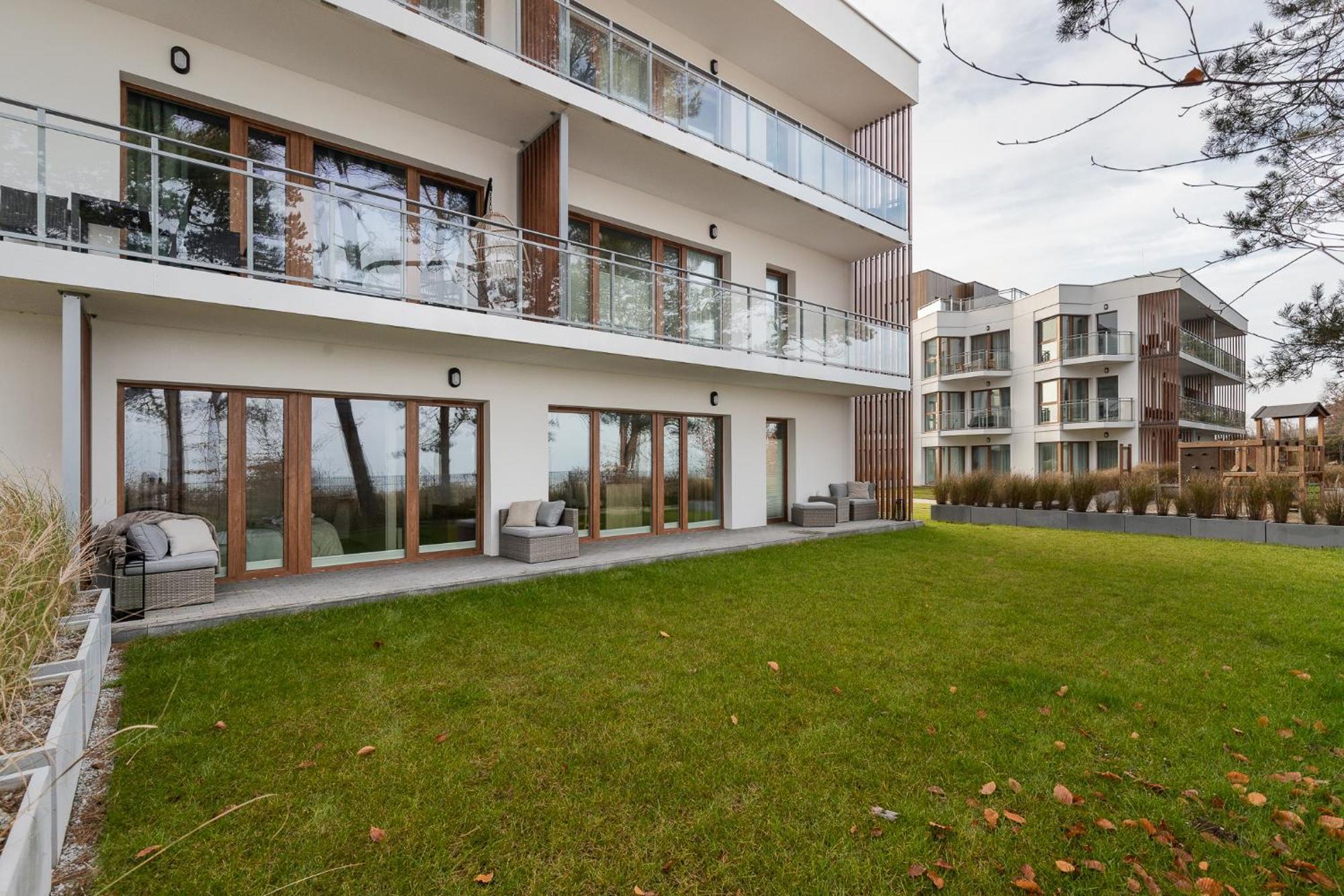 Let'S Sea - 2 Bedroom - Premium Baltic Apartment With Front Sea View Garden And Spa Access Gąski Buitenkant foto