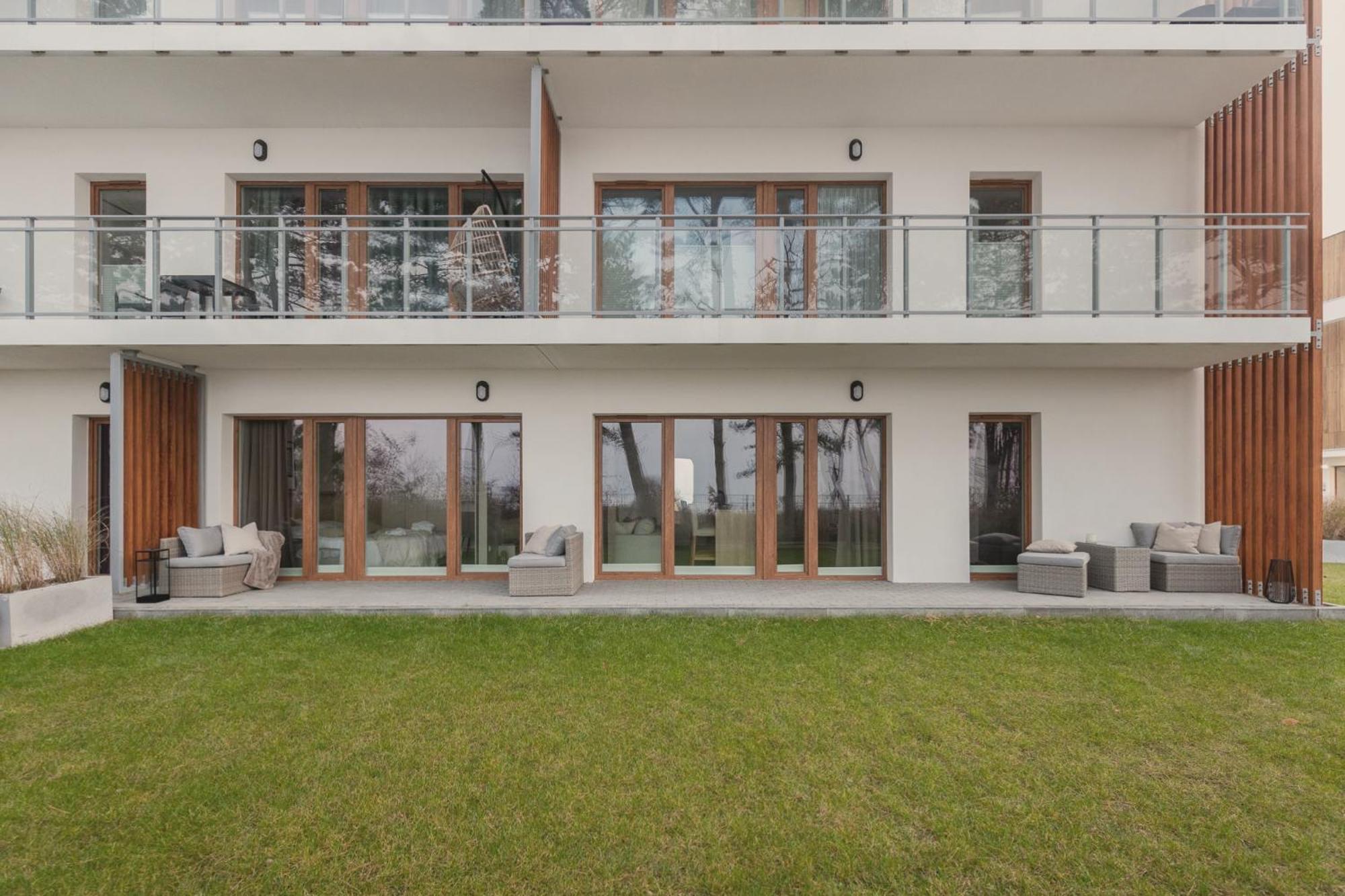 Let'S Sea - 2 Bedroom - Premium Baltic Apartment With Front Sea View Garden And Spa Access Gąski Buitenkant foto
